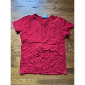 Gem Scrubs Red Top Size M